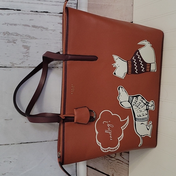 RADLEY LONDON Bags Radley Friends Medium Ziptop Tote Bag Poshmark